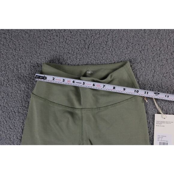 New Mate The Label Legging Lot of 2 Xs Green Organic USA - Picture 3 of 6